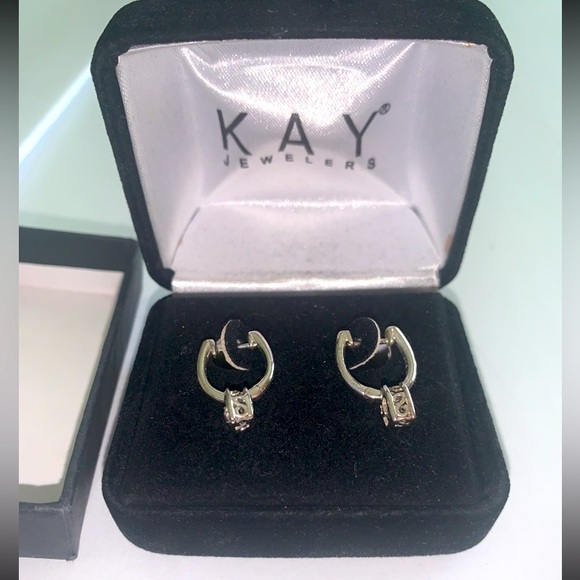 Kay Jewelers Jewelry - KAY Jewelers Diamond & Sterling Silver Earrings: MRSP: $350